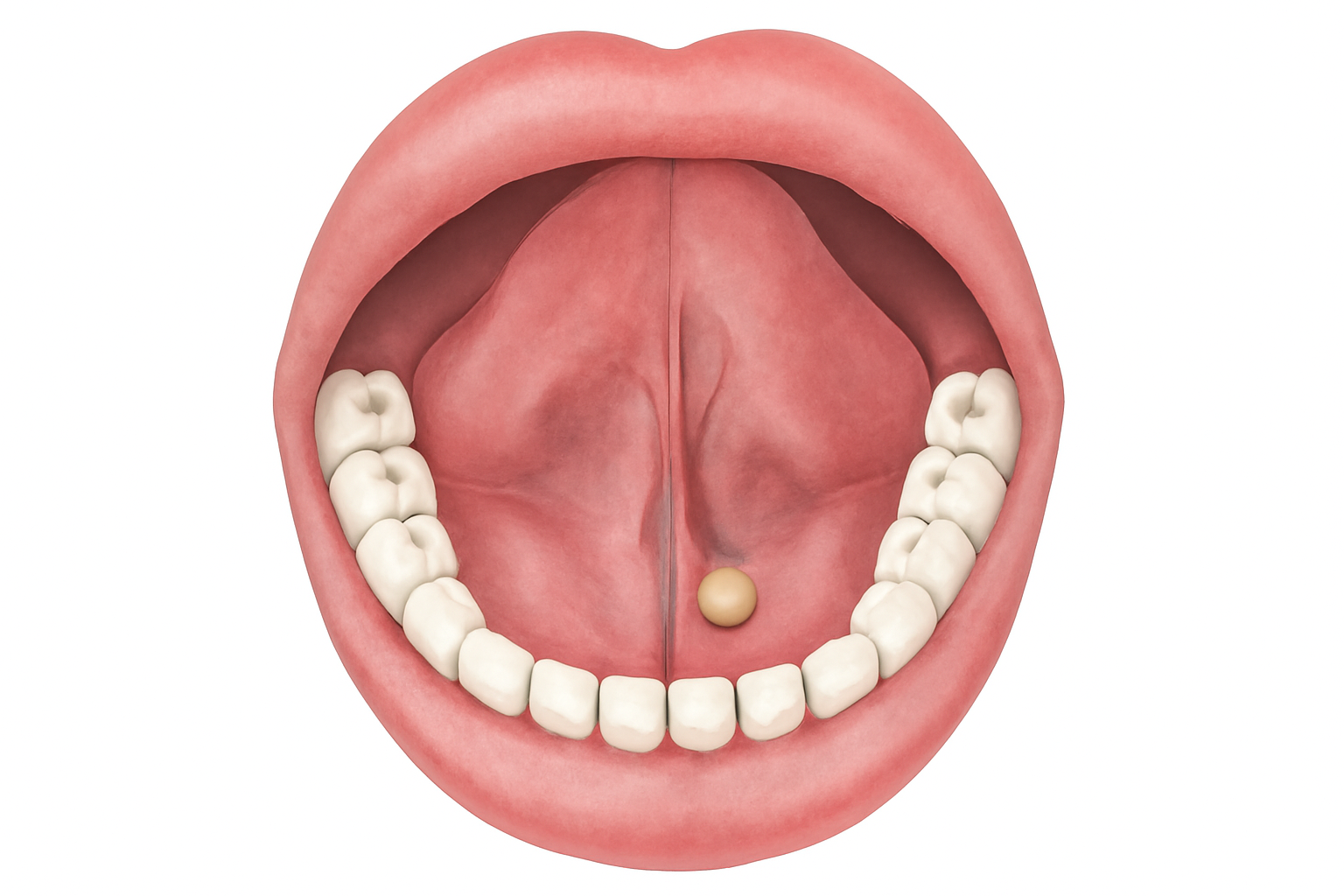 唾石症の原因と症状と治療:舌の下の粘膜が突然腫れた