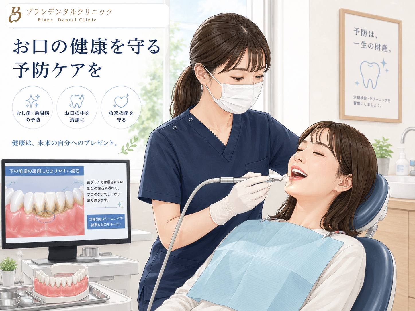 前歯の裏に歯石がつきやすい理由｜下の前歯だけ汚れが残る原因と対策